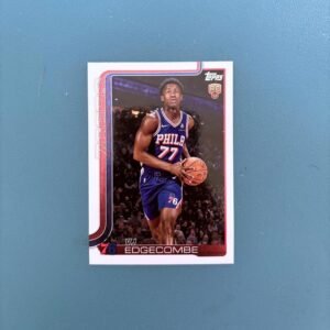 VJ Edgecombe (Philadelphia 76ers) – Topps Flagship Rookie Card RC CC-12