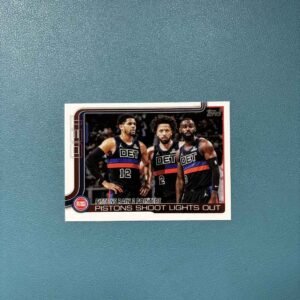 Detroit Pistons – Pistons Rain 3 Pointers | Topps Flagship #279 (Insert)