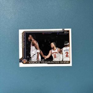 New York Knicks – Big Apple W (Knicks Teammates Shine) Topps Flagship #274