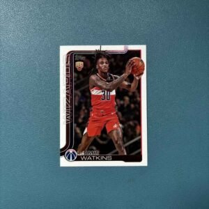 Jamir Watkins (Washington Wizards) – Topps Flagship #244 Rookie Card (RC)