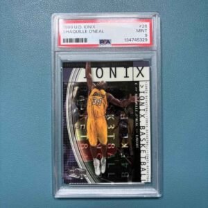 Shaquille O’Neal (Los Angeles Lakers) – 1999 Upper Deck Ionix #26 PSA 9 — carta NBA coleccionable | NBA Cards RD