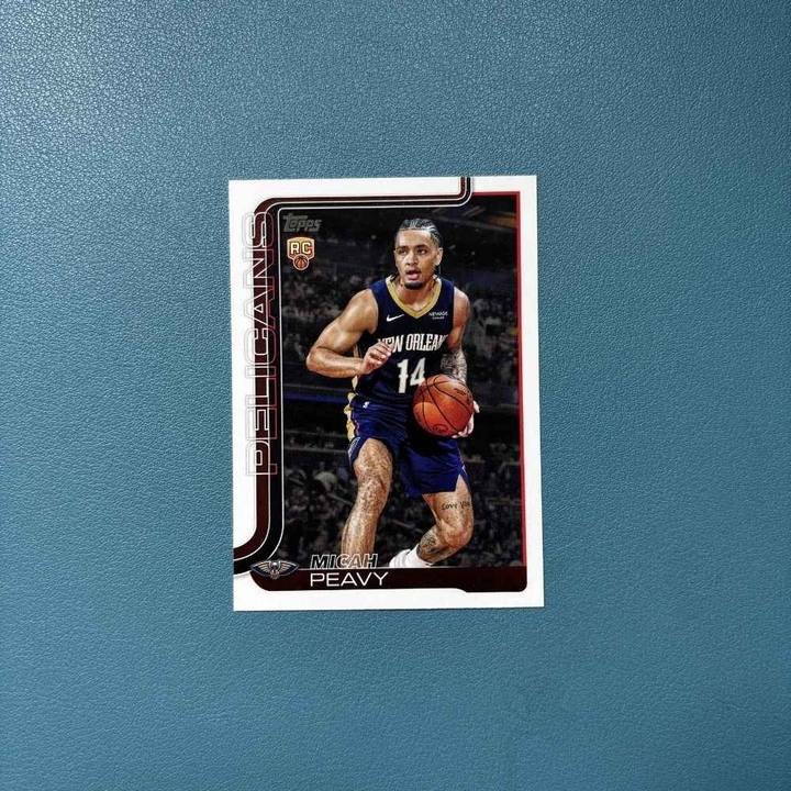 Micah Peavy (New Orleans Pelicans) – Topps Flagship #241 Rookie Card (RC) — carta NBA coleccionable | NBA Cards RD
