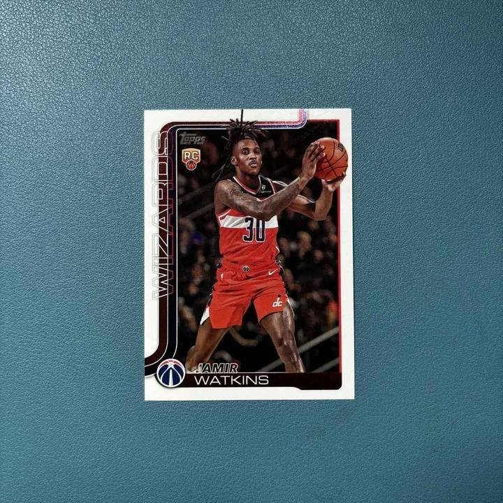 Jamir Watkins (Washington Wizards) – Topps Flagship #244 Rookie Card (RC) — carta NBA coleccionable | NBA Cards RD