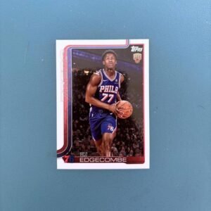 VJ Edgecombe (Philadelphia 76ers) – Topps Flagship Rookie Card RC CC-12