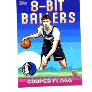 Cooper Flagg (Dallas Mavericks) – Topps 8-Bit Ballers 2025-26 #8B-31 Rookie Card (RC) (frente) | NBA Cards RD