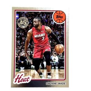 Dwyane Wade (Miami Heat) – Topps 1980 45th Anniversary 2025-26 #80BK-5 (Insert) (frente) | NBA Cards RD