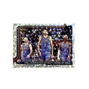 Oklahoma City Thunder – Thunder Up! – Topps Flagship 2025-26 #288 (Insert) (frente) | NBA Cards RD