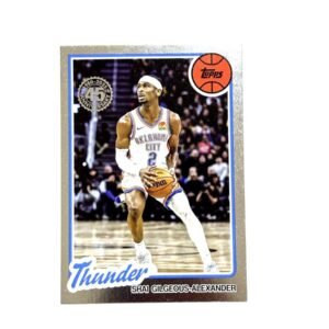 Shai Gilgeous-Alexander (Oklahoma City Thunder) – Topps 1980 45th Anniversary 2025-26 #80BK-91 (Insert) (frente) | NBA Cards RD