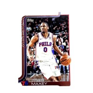 Tyrese Maxey (Philadelphia 76ers) – Topps Flagship 2025-26 #21 (Parallela Foil) (frente) | NBA Cards RD