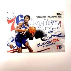 VJ Edgecombe – Clutch City Prospects #CC-3 (frente) | NBA Cards RD